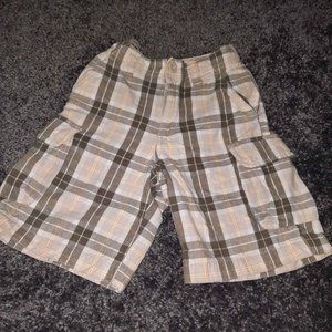 Boy's FADED GLORY Plaid Shorts (Size 5)